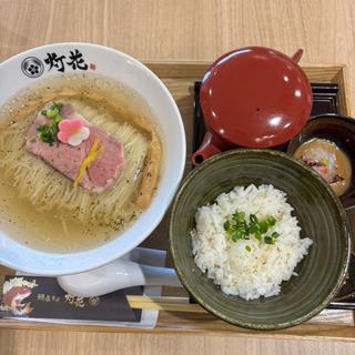 鯛塩らぁ麺と鯛茶漬け