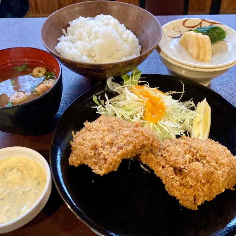鯛のフライ定食(船場亭)