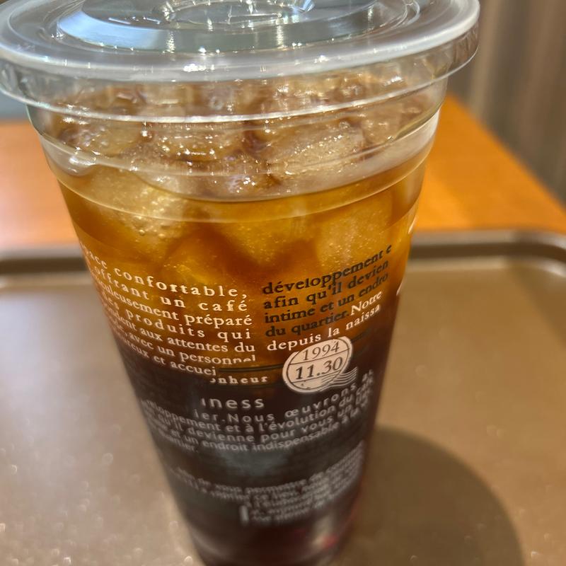 アイスティー(カフェ・ド・クリエ札幌オーロラタウン店)