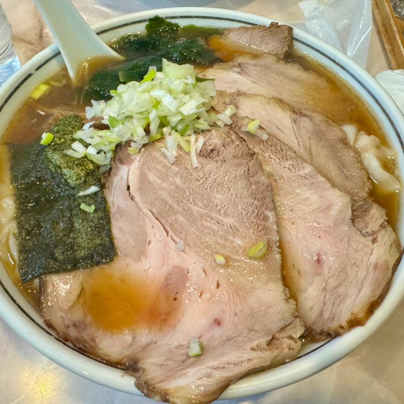 チャーシューワンタンメン大盛(来集軒久下店)