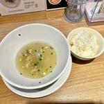 牛テール塩Soba 並 中ごはん(鶏Soba Toraや)