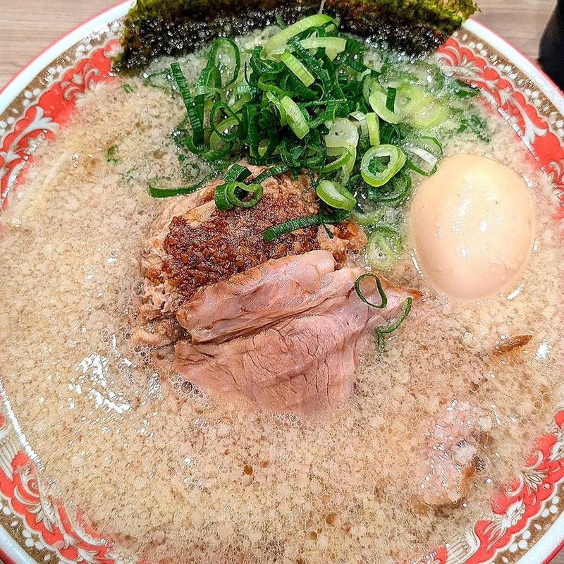 醤油 味玉 くずしチャーシュー(らーめんにんにくや 小金井店)