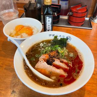 3種のラー油の香がし味噌らーめん(中華そば伊蔵八本店)