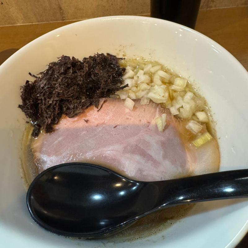 荒炊き煮干し蕎麦 背黒‪✕‬白口(夜空と大地sake＆noodle)