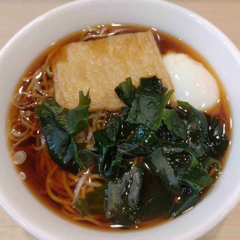 朝そば(温・きつね)(名代 富士そば 蒲田店 （ふじそば）)