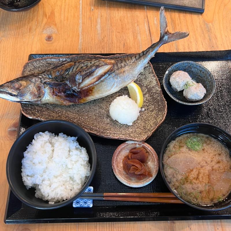 原子焼き御膳　鯖一本焼き(日本橋 墨之栄 コレド室町店)