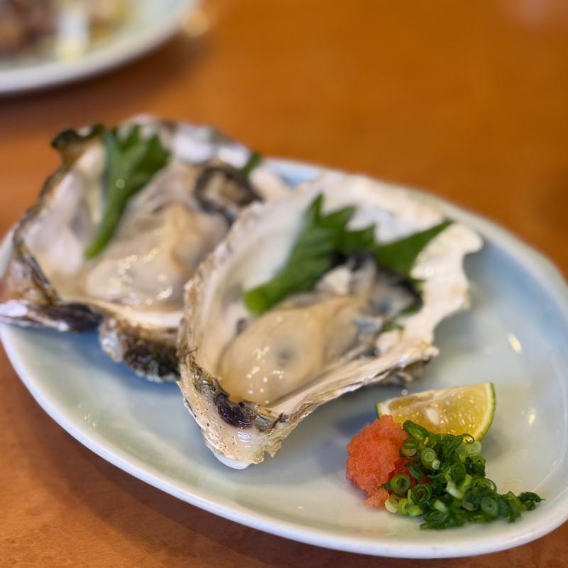 生牡蠣(かつ半)