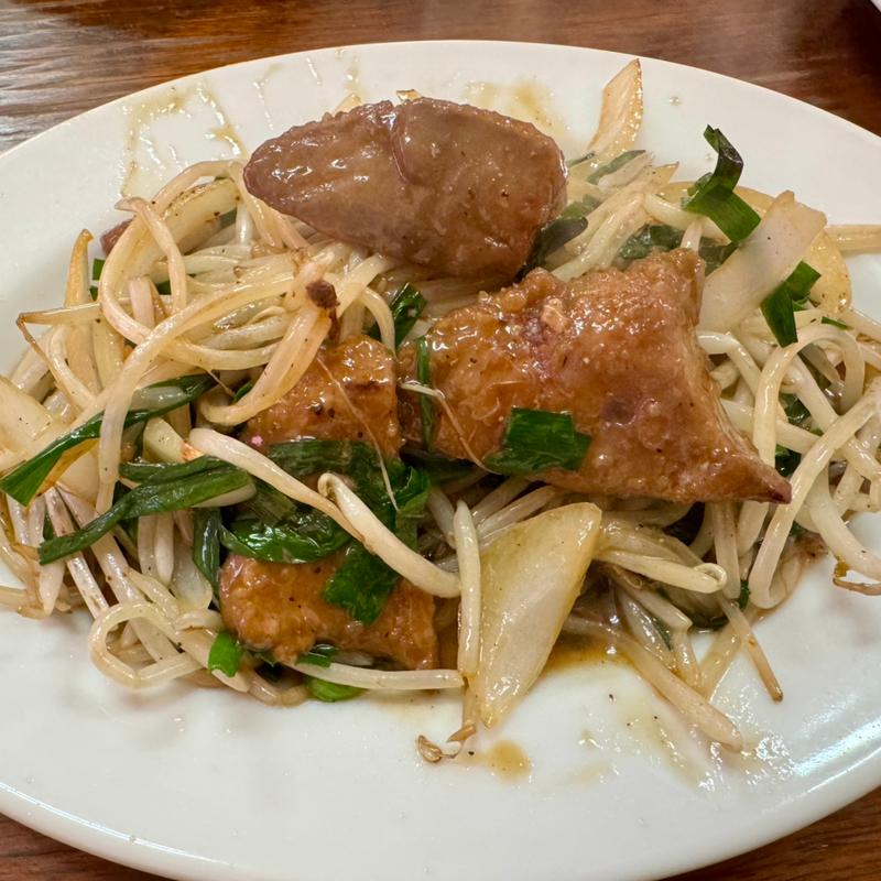 レバーニラ炒め小(ラーメン勝ちゃん)