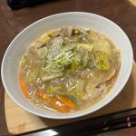 餡掛けもやしそば(創作料理　我家)