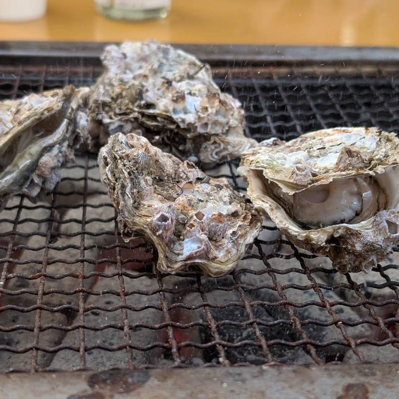 焼き牡蠣一盛り(かき小屋 島田水産 )