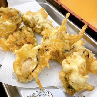 かき天ぷら（3ヶ）(かき小屋 島田水産 )