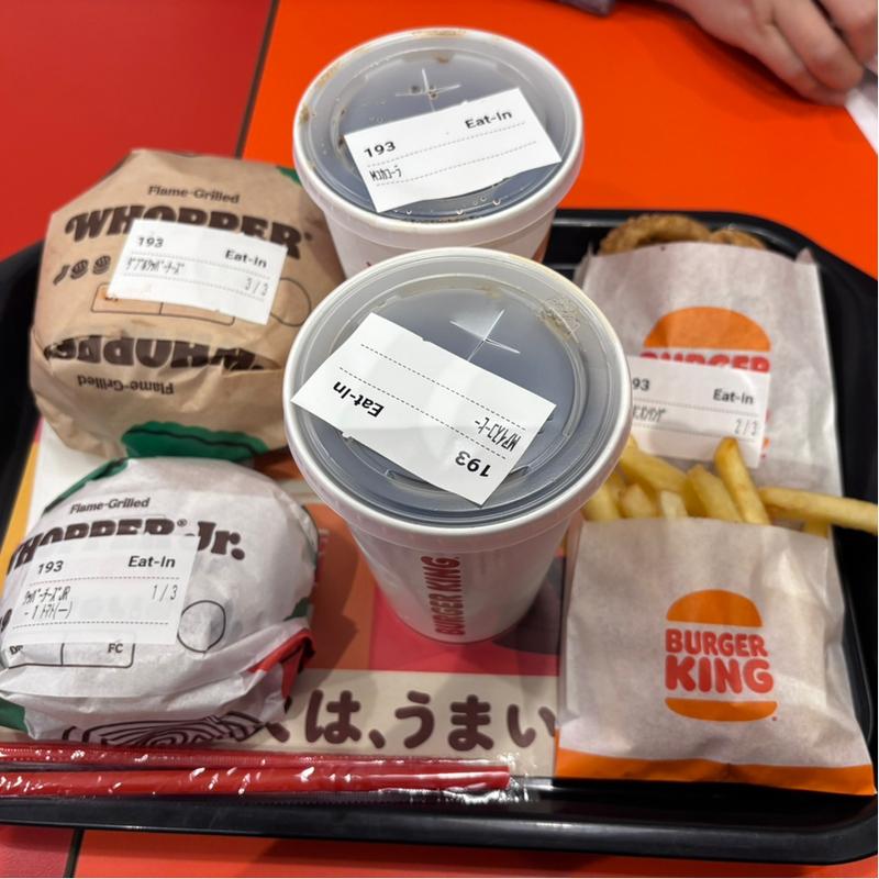 ダブルワッパーチーズ セット(バーガーキング 西尾シャオ店)