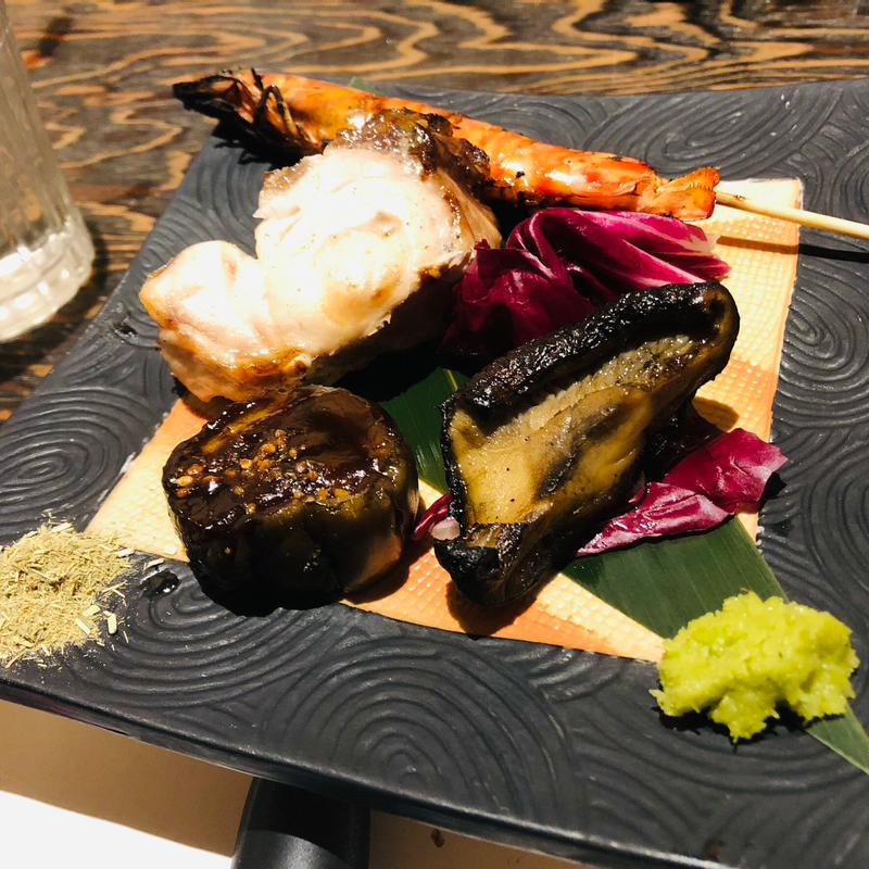 焼き物盛り合わせ(魚炉裏庵 目からうろこ)