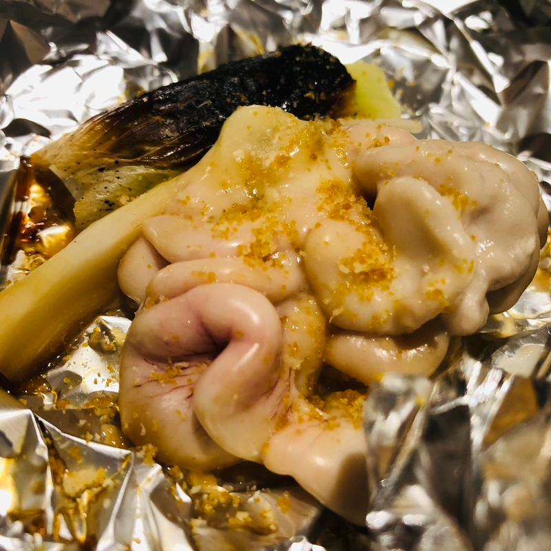 まだち焼き(魚炉裏庵 目からうろこ)