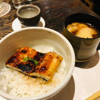 締めの鰻丼(魚炉裏庵 目からうろこ)