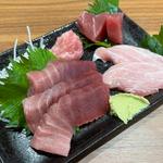 まぐろ三種盛り御膳