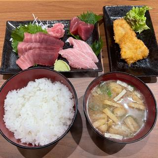 まぐろ三種盛り御膳