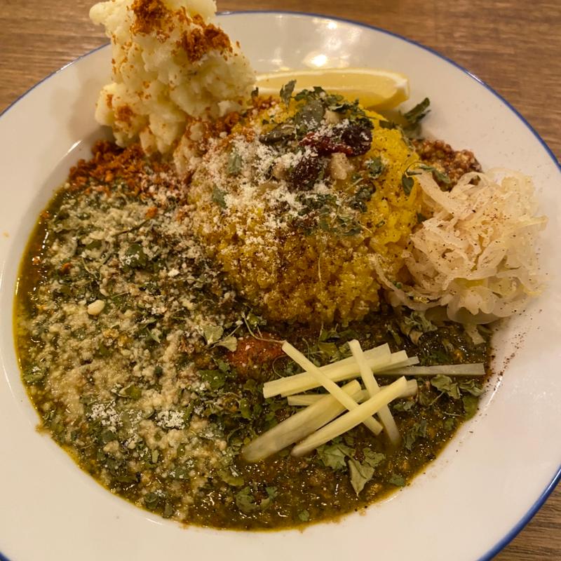 ほうれん草キーマ(スパイスカレー 加藤小判)