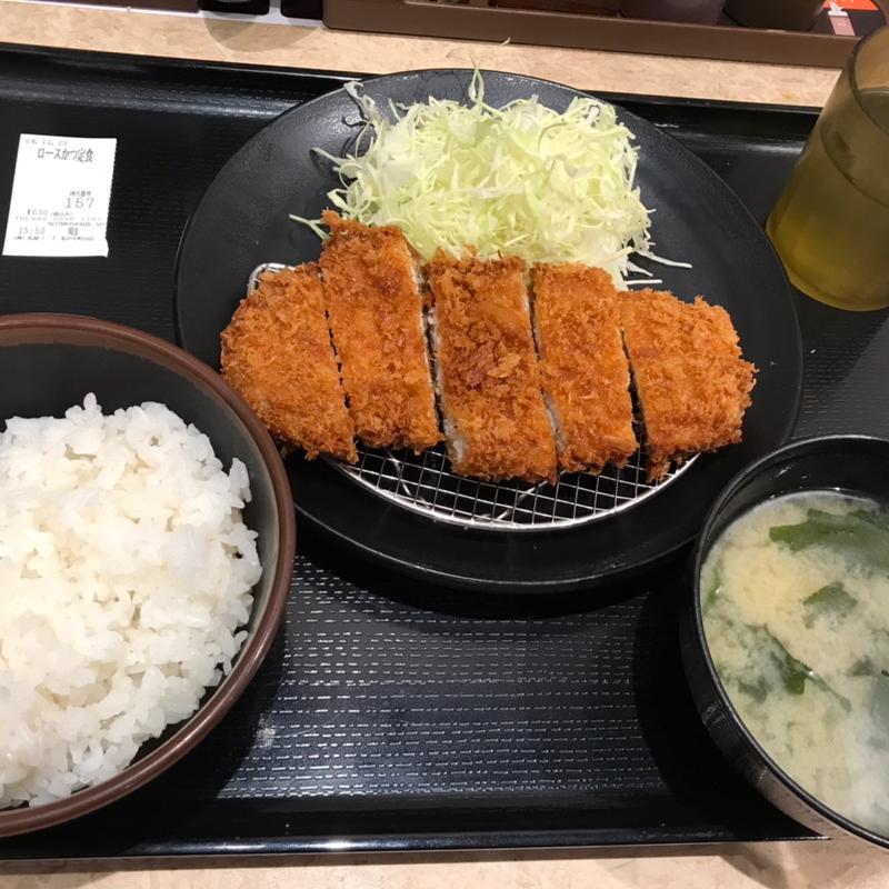 ロースカツ丼(松のや 町田店)