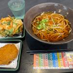 小柱と春菊のかきあげそば(ゆで太郎 竹芝店 )
