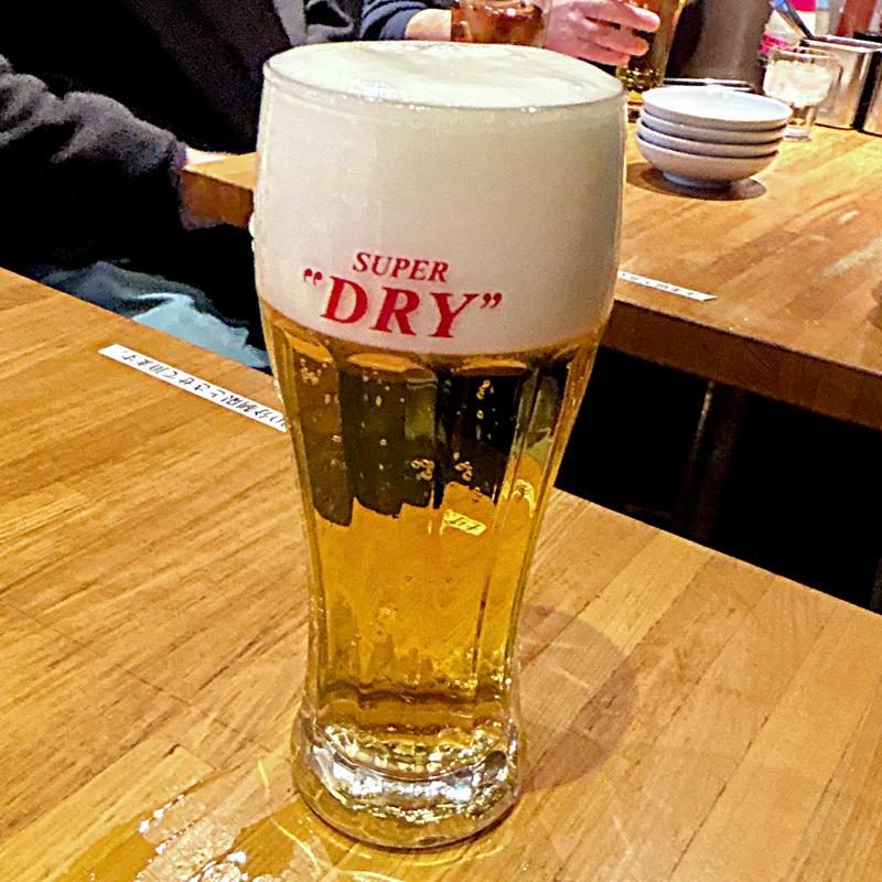 生ビール(中)(御天 井草本店)