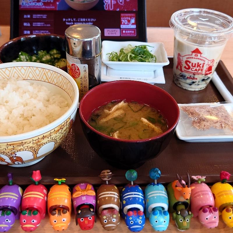 納豆まぜのっけ朝食(すき家 49号郡山菜根店 )