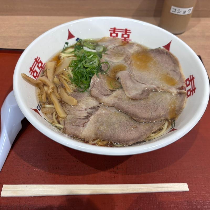 尾道ラーメン大盛りチャーシュー麺(リトルマーメイド 福山サービスエリア店 （LITTLE MERMAID）)