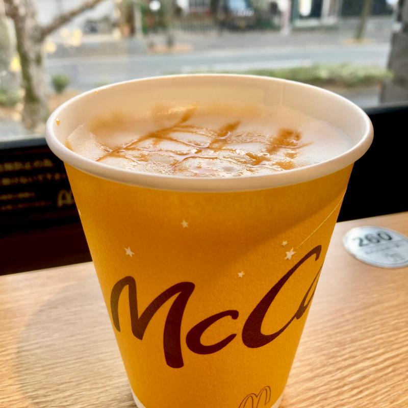 キャラメルラテ(マクドナルド 北白川店)