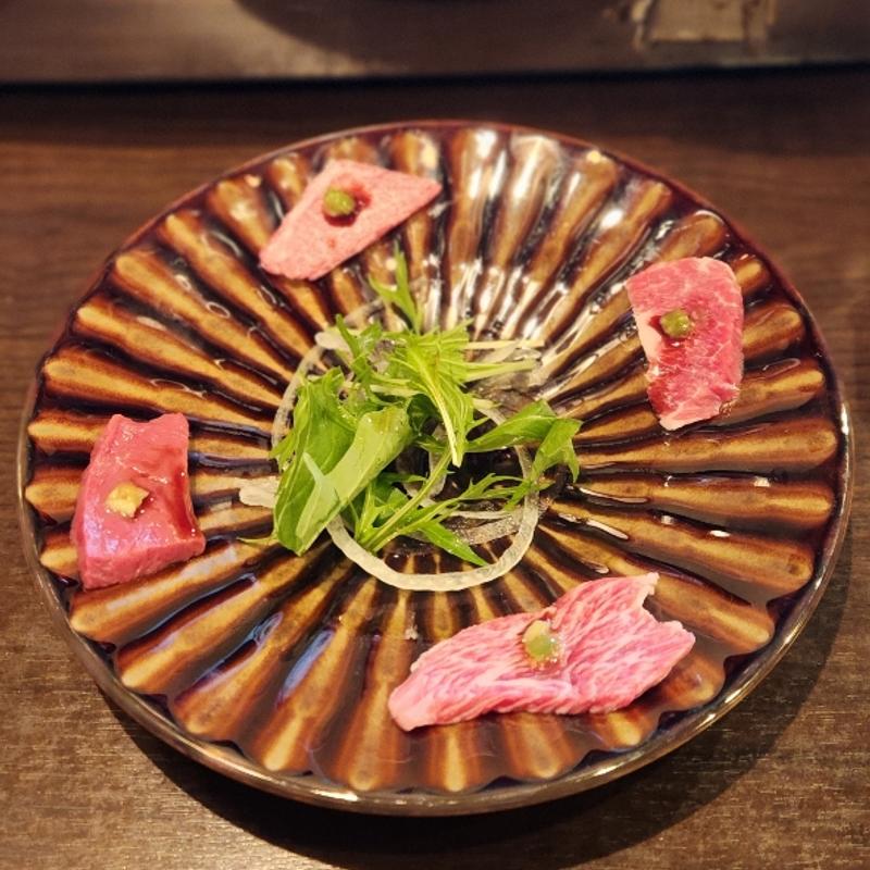 肉刺4種盛り(焼肉くろちゃん)