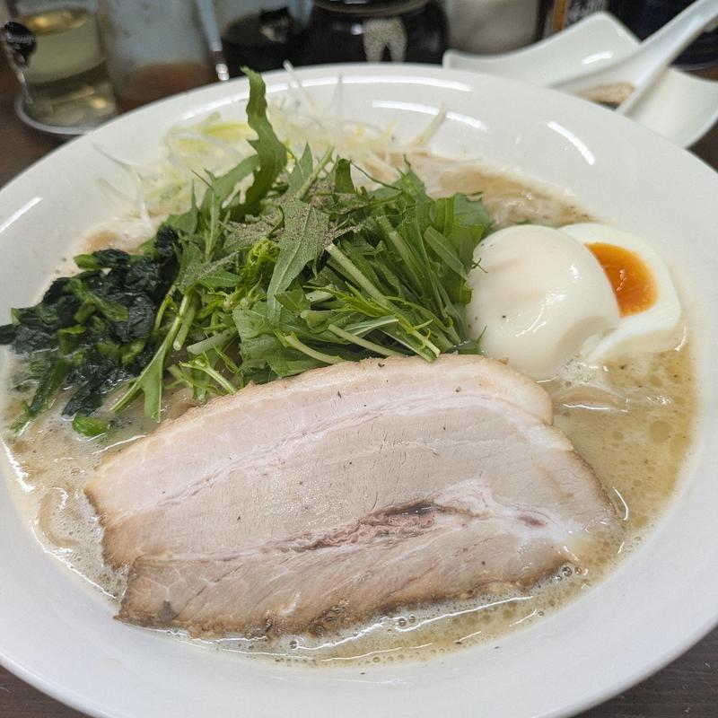 鶏白湯らーめん(らーめん蔵花)