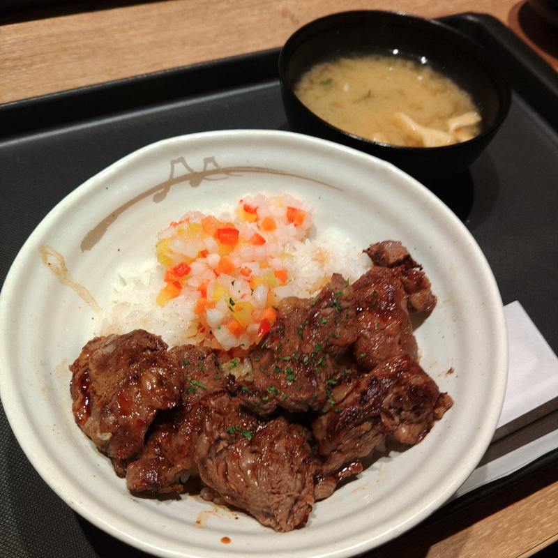 カットヒレステーキ丼(松屋 一関店)