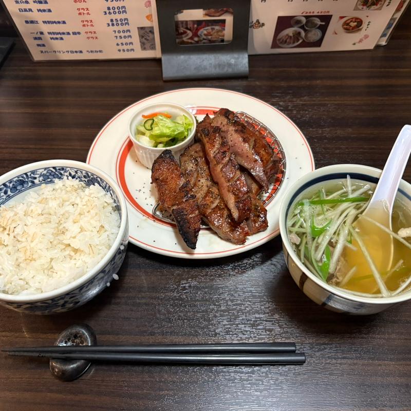 真とろたん焼定食(牛たんの一仙 （ぎゅうたんのいっせん）)