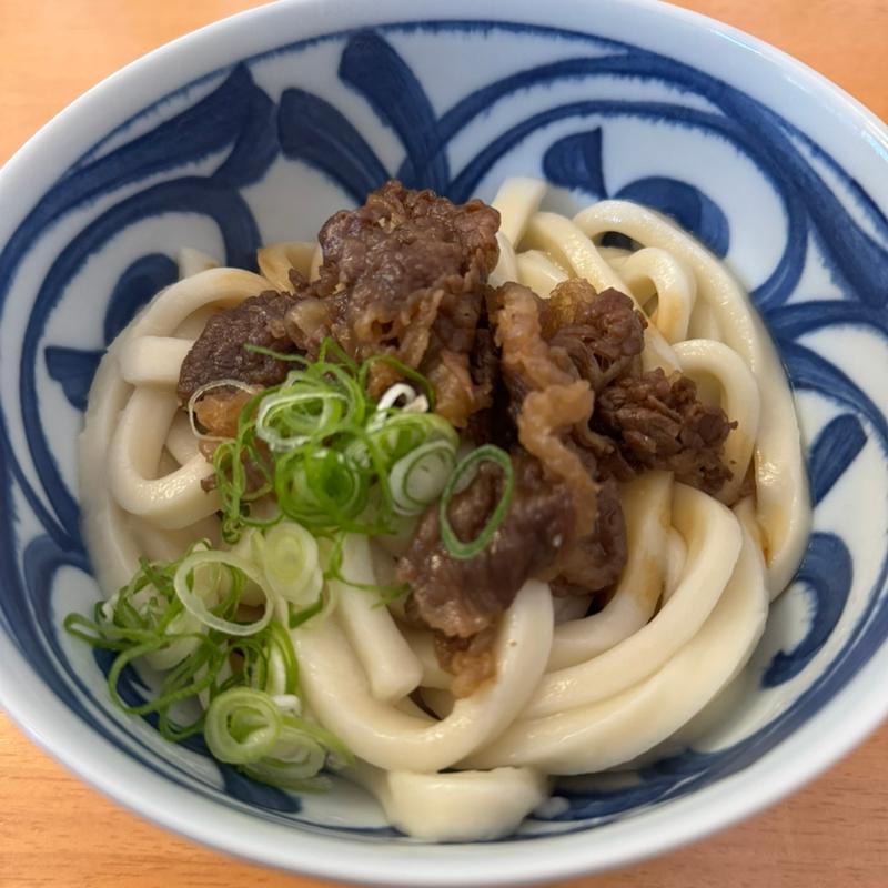 伊勢うどん　松阪牛肉(割烹寿司 桂 外宮)