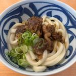 伊勢うどん　松阪牛肉(割烹寿司 桂 外宮)