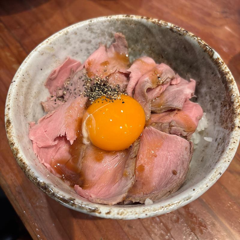 ローストビーフ丼(麺や 来味)