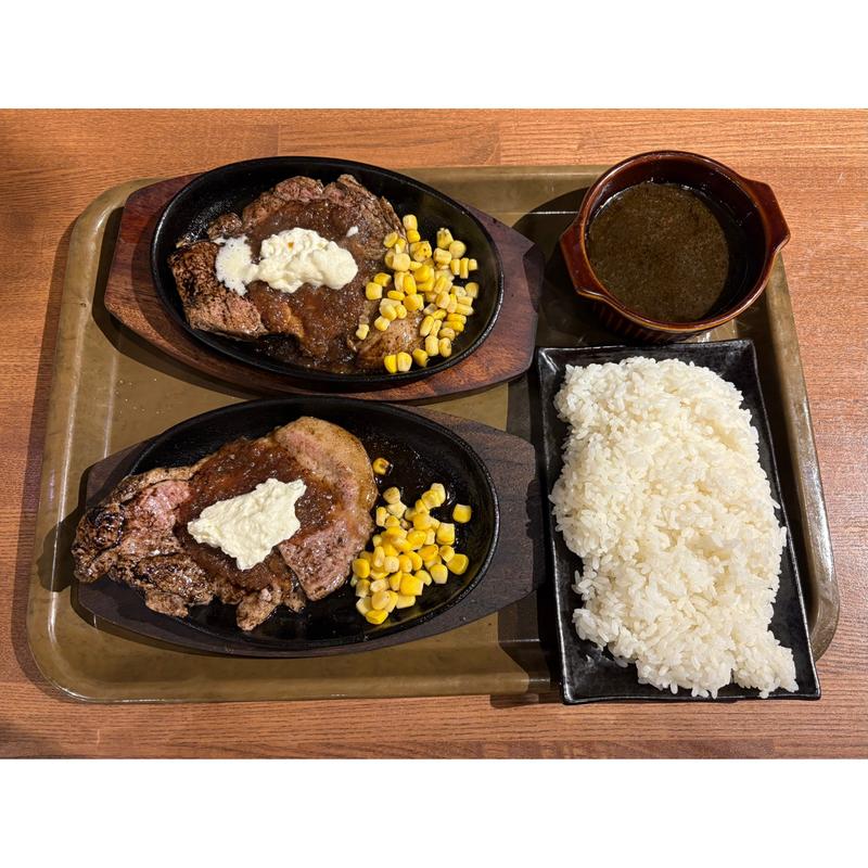 しろとん2枚ミニカレーセット(黒にんにくほんぽ)