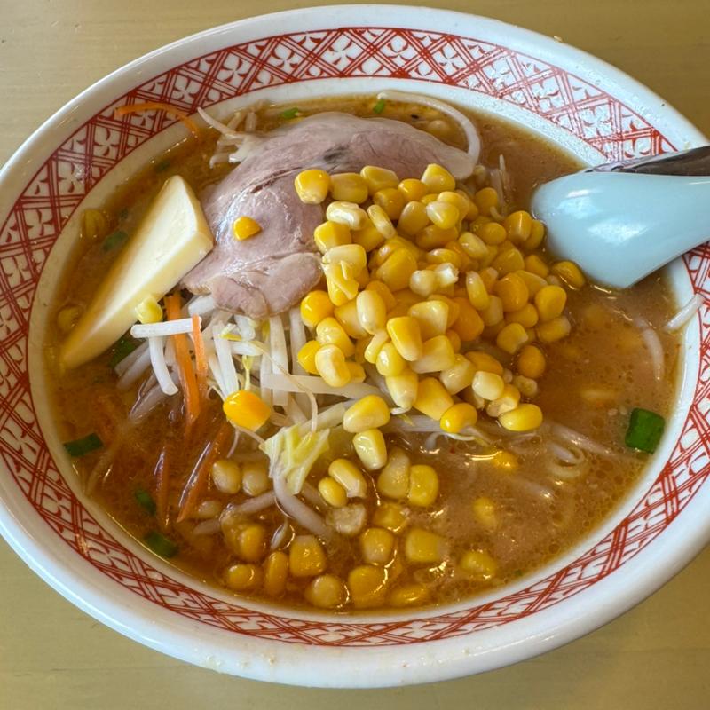 みそバターコーンラーメン(ら～麺屋めん丸 高田店 )