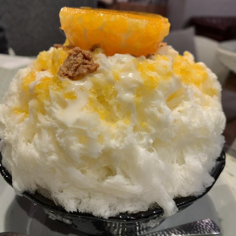 紅まどんなタンフル(フレンチかき氷専門店「グラスラパン」)