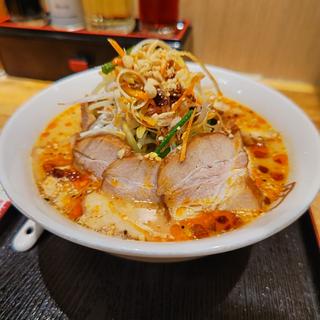 倍焼豚焦がしごまみそラーメン(喜多方ラーメン 坂内 石川町店)