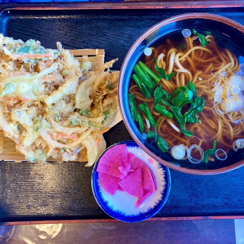 かき揚げそば(農村レストラン　関の里 )