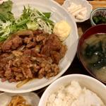 生姜焼き定食(おらい食堂)