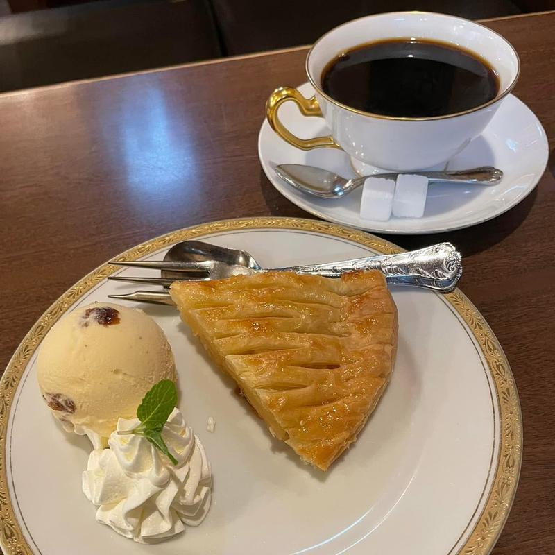 アップルパイ(丸福珈琲店 千日前本店)