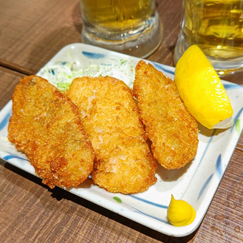 アジフライ(格安ビールと鉄鍋餃子 3・6・5酒場関内店)