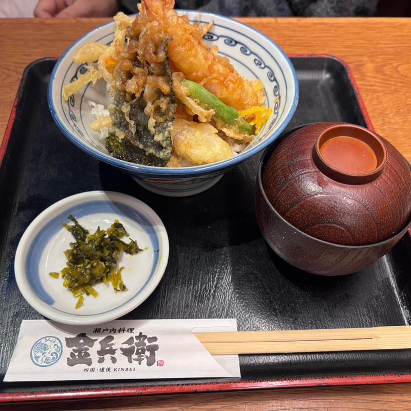 金兵衛天丼(瀬戸内料理 金兵衛)