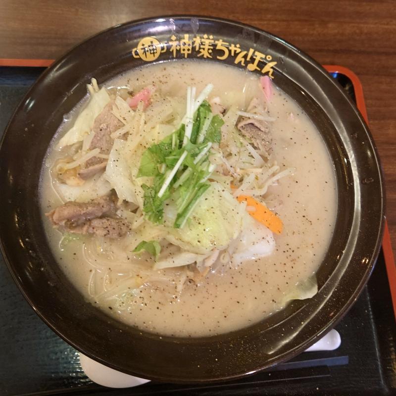 ちゃんぽん(神様ちゃんぽん 古賀SA上り)