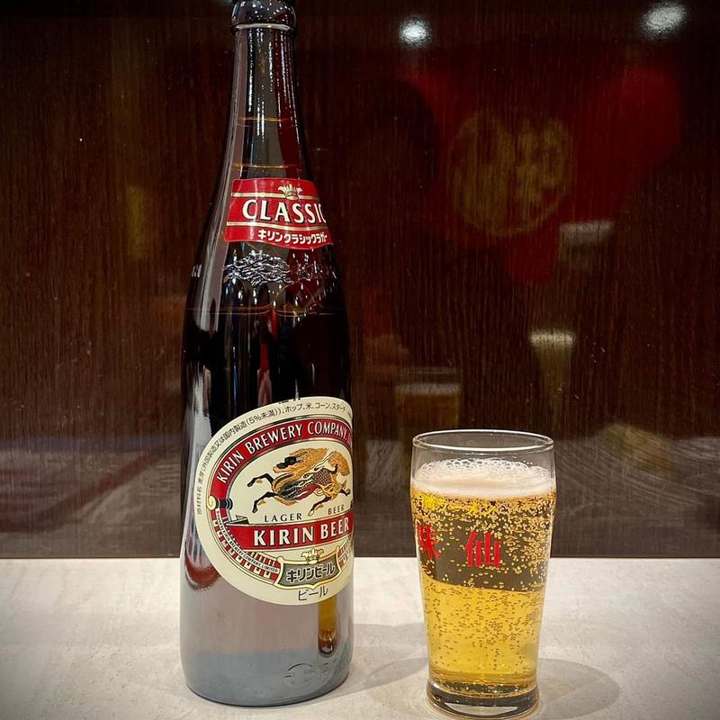 キリンラガー瓶ビール大(味仙本店)