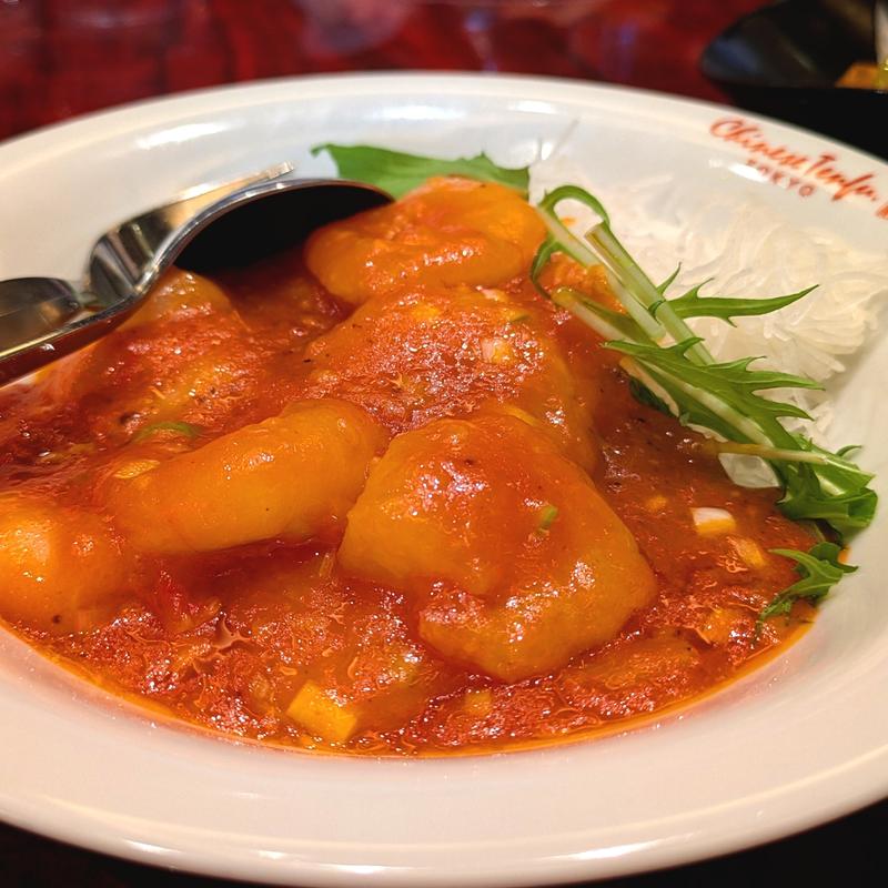 エビチリ(中国料理 天府)