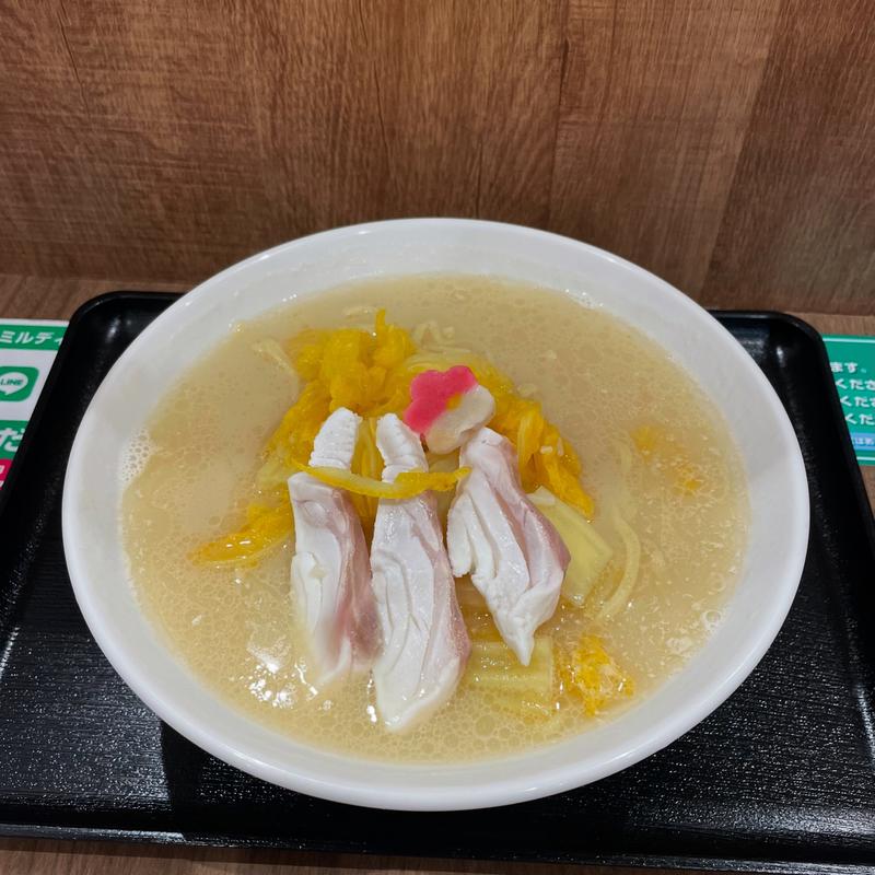 真鯛白味噌らぁ麺(鯛塩そば 灯花 千住ミルディス店)