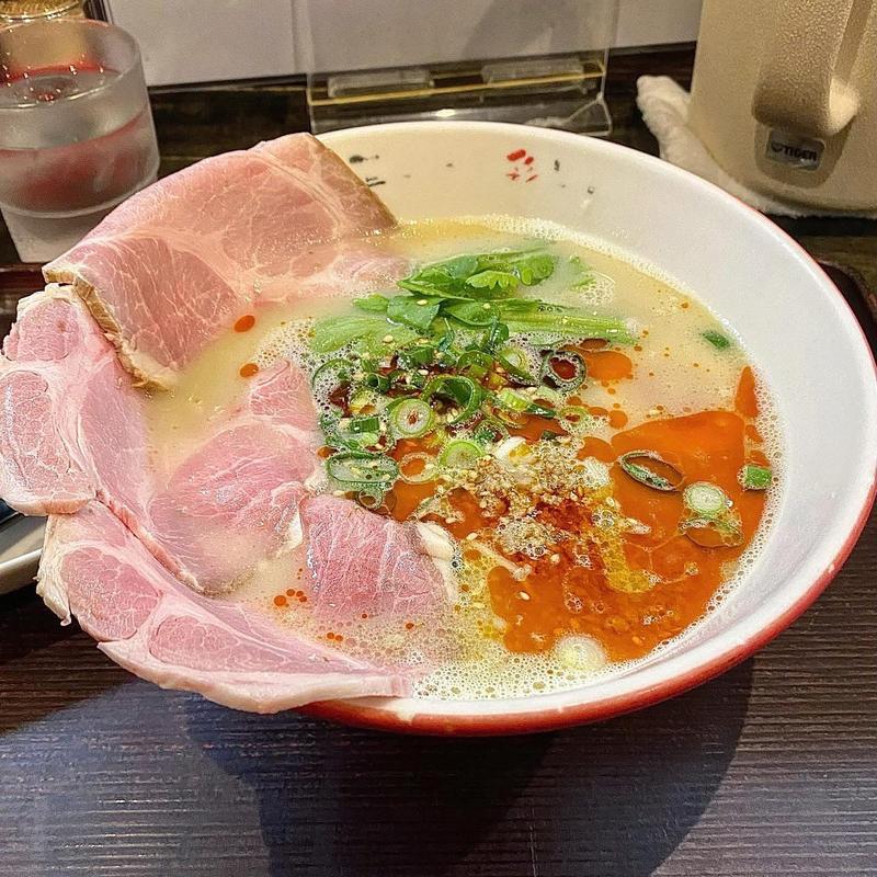 白鶏担々麺 替玉(麺屋 彩々)