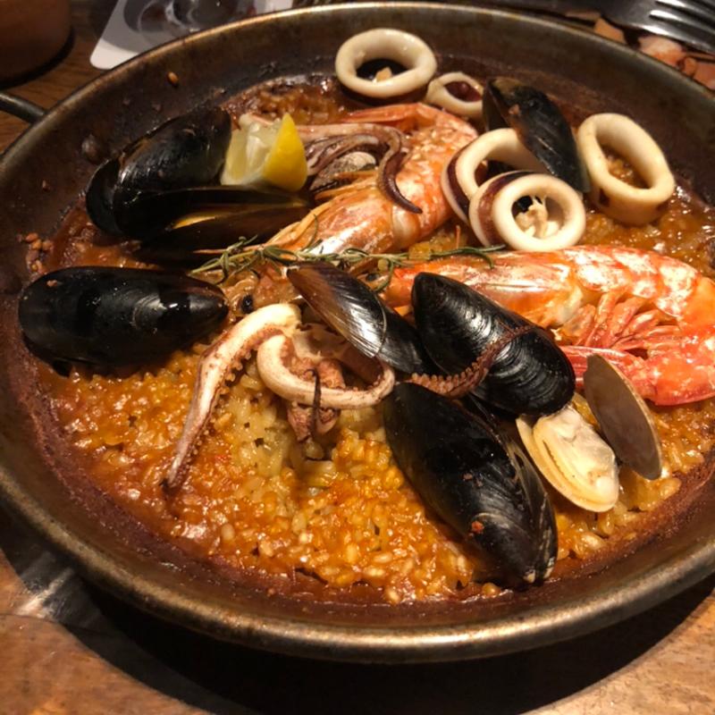 HUMO風ミックスパエリア(Taberna de Espana FRAGANTE HUMO 恵比寿店)